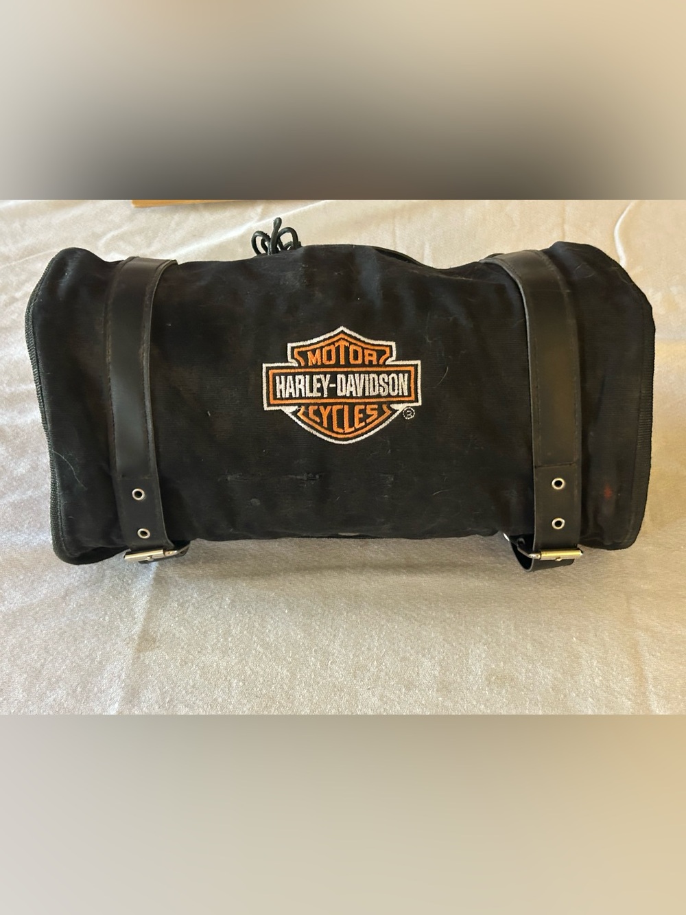 Harley Davidson Travel Bag 8 Compartment Includes Multi Tool/Cleaning Cloth/More